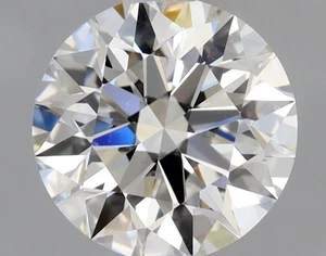 Certificado redondo de 0,92 quilates. Diamante extraído natural AGI suelto color G VVS1 claridad - Imagen 1 de 2