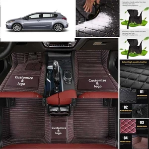 For Kia Forte5 Car Floor Mats Custom Waterproof All Weather Cargo Liner Carpet - Imagen 1 de 26