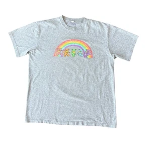 Camiseta gris Little Hippie GRATEFUL DEAD RAINBOW BEARS SIN COSTURAS LATERALES UNISEX - Imagen 1 de 5