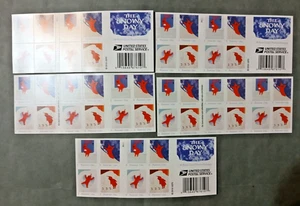 The Snowy Day,  Scott #5243-46 Christmas Forever Stamp Booklets Of 20 (Lot of 5) - Picture 1 of 6