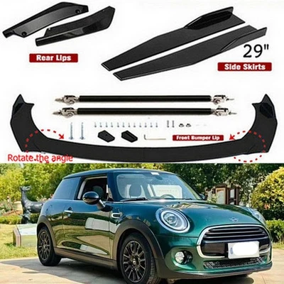 For Mini Cooper Paceman Front Bumper Lip Spoiler Splitter Car Body Rear Foto 1 de 4