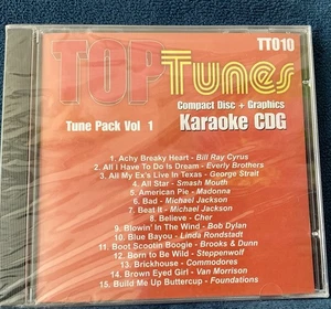 KARAOKE TOP TUNES POP Vol:1 CD+G TT010 SEALED - Picture 1 of 1