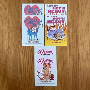 Vintage, Lot of 6 Valentine Post Cards Altoids Love Tin - Picture 1 of 7