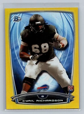 2014 Bowman #89 Cyril Richardson Rookies Gold #/399 - Image 1 of 2