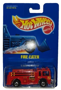 1991 Mattel Hot Wheels - Fire-Eater #82 - Diecast - 5 SPOKES - VINTAGE - SEALED - Picture 1 of 5