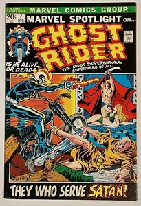 MARVEL SPOTLIGHT #7 GHOST RIDER 3rd Appearance 1972 Bronze Age VG+/F+ Ploog Art - Picture 1 of 7