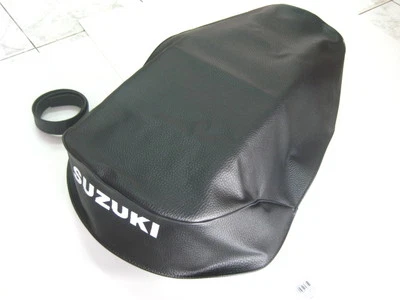 Fit SUZUKI TS400 TS250 A/B/K/L/M 1973-1977 SEAT COVER & STRAP "BLACK" [ES101] Foto 1 de 4