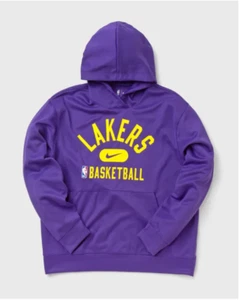 Nike Los Angeles Lakers Spotlight Hoodie Purple Dri Fit 3XL Pullover Kobe Lebron - Picture 1 of 5