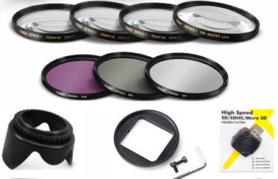 UV-CPL-FLD 3 HD FILTERS KIT + EXTREME MACRO LENS KIT+USB READER FOR GOPRO HERO4 - Image 1 of 4