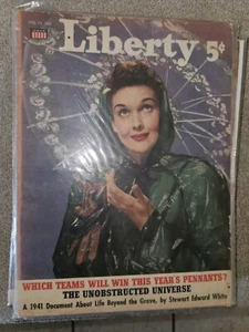 LIBERTY April 19, 1941 Magazine LASZLO WILLINGER Pliofilm Girl Cover vv - Picture 1 of 1