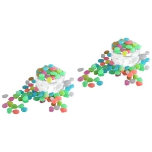 100 Pcs Für Terrarium Pebble Kopfsteinpflaster Aquarium Zubehör Fisch Tank - Bild 1 von 12
