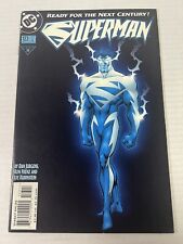 DC Comics Superman Ready For The Next Century Issue 123 Comic Book Texture Cover
