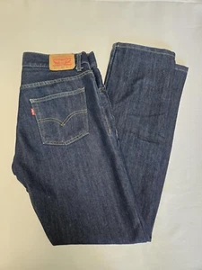 Boys Levi's 511 Slim DARK BLUE WASH Denim Jeans 30W X 30L Size 20 Reg Levis - Picture 1 of 5