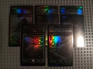 mtg Innistrad: crimson vow full art Foil Land set NM/M Unplayed - Picture 1 of 1