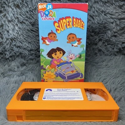Dora The Explorer Super Babies VHS 2005 Nick Jr. Video Tape Nickelodeon Movie - Image 1 of 4