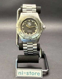 Reloj Vintage TAG HEUER Profesional 3000 932.206 Gris Fecha Para Hombre Qz - Rango B - Imagen 1 de 22