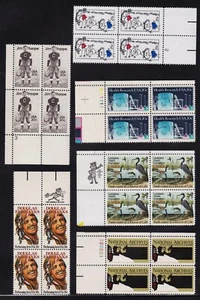1984 United States 20 Cent Stamps in Blocks of 4 Marginal 5 Pages MNH - Picture 1 of 5