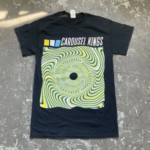 Carousel Kings Illusion Trippy T Shirt Size Small  Band Tee Colorful Graphic - Picture 1 of 5