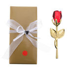  Crystal Rose Ornament Single Stem Artificial Red Roses Decorative Figurines