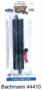 HO Scale Bachmann 44410 9" Straight Terminal Steel E-Z Track - Picture 1 of 1