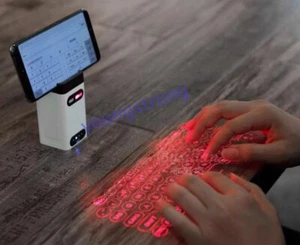 Wireless Bluetooth Laser Virtual Projection Keyboard For iPhone 16 15 14 Pro Max - Picture 1 of 10