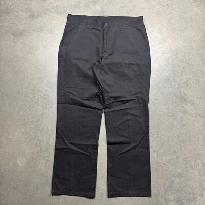 Pantalones chinos Oakley vintage para hombre 40 grises negros usados pierna recta ropa de trabajo Foto 1 de 4