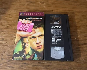 Fight Club VHS Selections Tape David Fincher Brad Pitt, Edward Norton - Picture 1 of 3