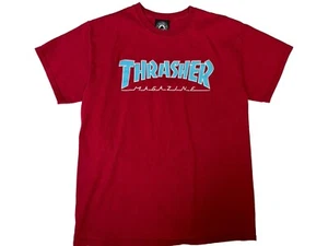 Thrasher Magazine Red Medium Vintage T-Shirt GUC - Picture 1 of 10