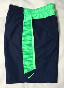 Nike MENS 9" Swim Shorts Trunks  Bathing Suit NESS7443 Navy L  XL NWT - Afbeelding 1 van 6