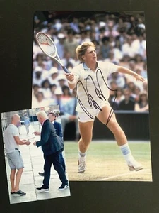 BORIS BECKER Tennis Legend Wimbledon in-person signed autograph 8x12 Photo - Picture 1 of 1