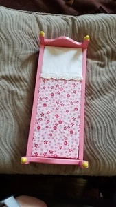 Barbie Sized Wooden Bed - Picture 1 of 7