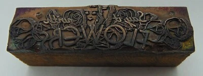 Printing Letterpress Printers Block Say It With Flowers 2 3/4" X 3/4" - Image 1 of 2
