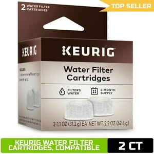 Keurig 2.0 Water Filter Cartridges, 2 Count - Replacement for K-Cup Pod Coffee - Picture 1 of 8
