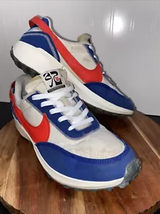 Nike Waffle Debut Swoosh White/Habanero/Royal US 9 pulite - Foto 1 di 11