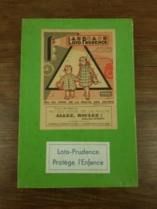 Jeu LOTO PRUDENCE Jouets Vera Paris Circa. 1955 (Allez Roulez ROYNETTE) - Picture 1 of 6