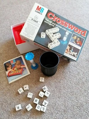 Vintage MB - 'Crossword' The Roll and Tumble Crisscross Word Game - Ages 8 & Up - Image 1 of 4