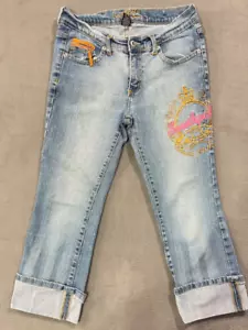 Southpole Vintage 1991 Denim Collection bestickte Damenjeans Größe 5 - Bild 1 von 14