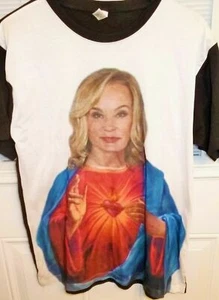 Our Lady of Lange Mens T-Shirt MEDIUM M Jessica Sacred Heart Sublimation Print - Picture 1 of 2