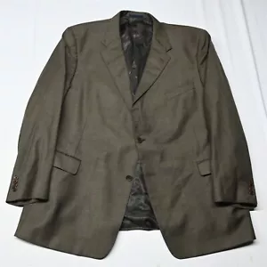 Daniel Cremieux Loro Piana 52R Brown 100% Wool Blazer Suit Jacket Sport Coat - Picture 1 of 12