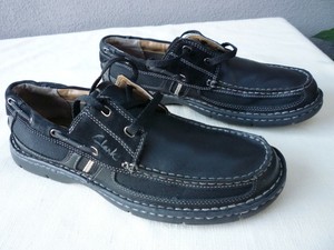 clarks men's medly sun leather boat shoes