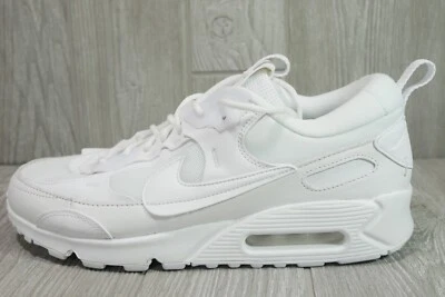 Nuevo Nike W Air Max 90 Futura Triple Blanco Zapatos DM9922-101 Mujer 10.5 Hombre 9 Foto 1 de 4
