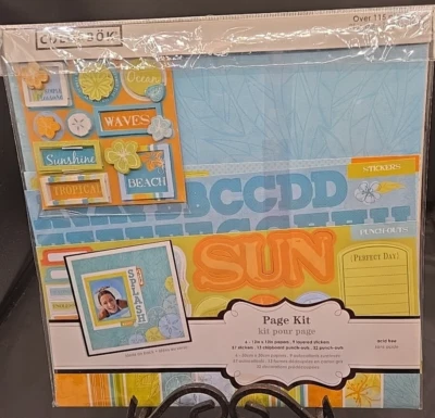 Kit de página de álbum de recortes de libro de colores sellado nuevo tropical Foto 1 de 3