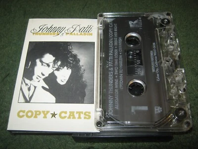 Johnny Thunders & Patti Palladin - Copy Cats (cassette) insert- hole in spine - Image 1 of 4