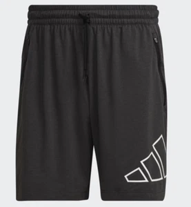 Adidas Mens Train Icon 3 Bar Logo Training Short / Black / RRP £35 - Picture 1 of 6
