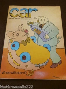 CAR MAGAZINE - WHERE WILL IT OIL END - FEB 1974 - Imagen 1 de 1