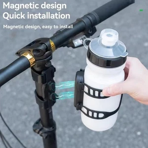 Soporte para botella de bicicleta portátil magnético hebilla correas botella jaula accesorio Y5D7 - Imagen 1 de 16