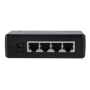 POE Injectors DC 12V-48V 4-Port POE Power Adapter Poe Ethernet Power - Bild 1 von 9