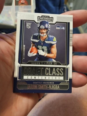 2023 Panini Contenders - Draft Class Contenders Jaxon Smith-Njigba #13 (RC) - Image 1 of 4