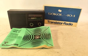 Transistorradio Sokol-404 OVP Rundfunkempfänger Tento UDSSR Radio 70er - Bild 1 von 12