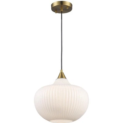 Trans Globe Lighting 16181-AG Aristo Pendant Antique Gold - Image 1 of 4